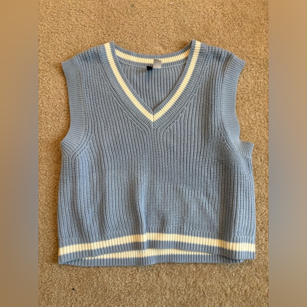 H&M Blue Sweater Vest